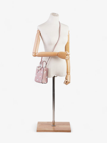 Coach Coach X White Rabbit Carry Tote Pink / White Leather Mini
