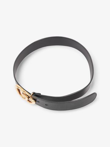 Gucci EC Marmont 2015 Re-Edition Wide Belt Black / Gold Leather 75cm / 30"