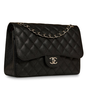Chanel Classic Flap Bag - Jumbo - Caviar