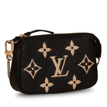 Louis Vuitton Mini Pochette Accessoires - Black Empreinte