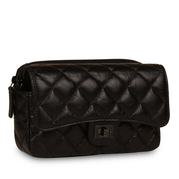Chanel O-Case Re-Issue Crossbody - Black calfskin