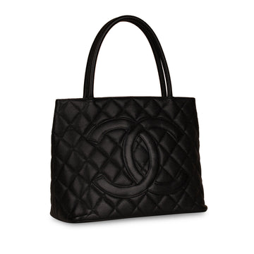 Vintage Medallion Tote - Black
