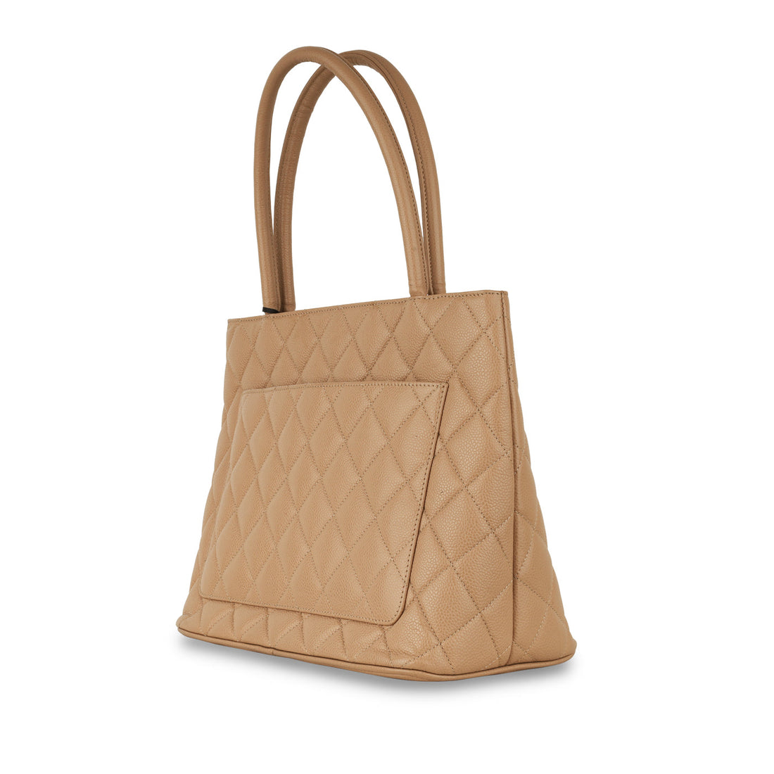 Chanel Vintage Medallion Tote - Beige