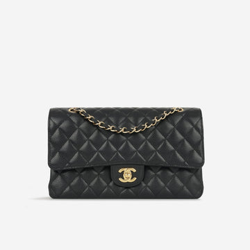 Chanel Medium Classic Flap Bag Black Caviar GHW