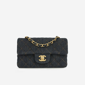 Chanel 25C Mini Flap - Indigo Denim