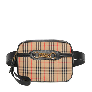 BURBERRY THE 1983 KNIGHT CHECK LINK BUM BAG WRISTLET