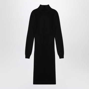 Givenchy Black Wool-Blend Turtleneck Dress Women