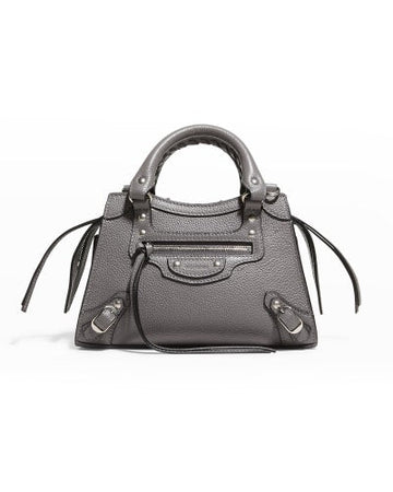 Balenciaga NEO CLASSIC SMALL TOP HANDLE BAG IN GREY