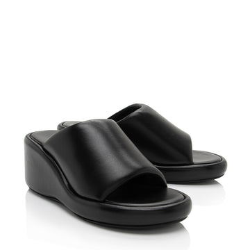 Balenciaga Lambskin Wedge Slides - Size 6 / 36 (SHF-k4UDxY)
