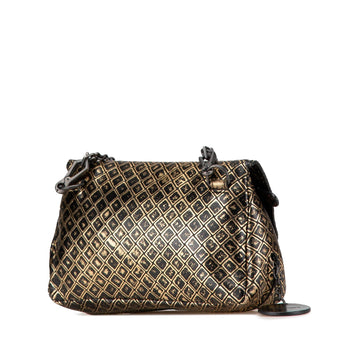 Bottega Veneta Intrecciomirage Butterfly Charm Chain Flap
