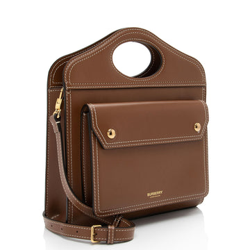 Burberry Calfskin Mini Pocket Tote (SHF-YAkDR3)