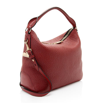 Burberry Grained Leather Ledbury Hobo