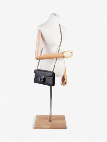 Gucci Dionysus Black / Blue Calfskin Leather Small