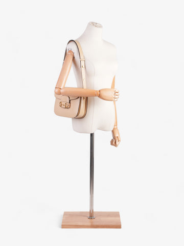 Gucci Horsebit 1955 Beige Leather