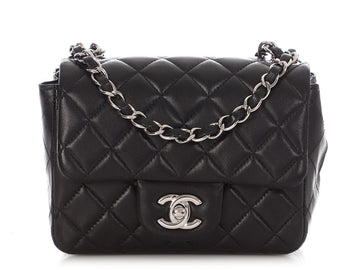 Chanel Mini Black Quilted Lambskin Classic