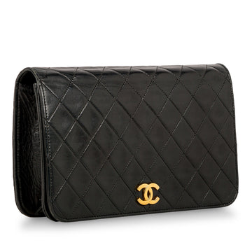 Lambskin Flap Bag - Patent