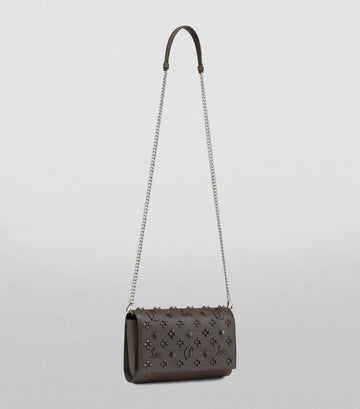 CHRISTIAN LOUBOUTIN PALOMA LOUBINTHESKY LEATHER WALLET ON A CHAIN