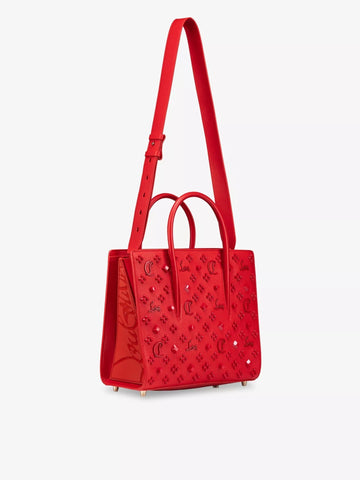 CHRISTIAN LOUBOUTIN PALOMA MEDIUM LEATHER TOP HANDLE BAG