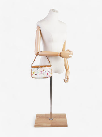 Louis Vuitton Pochette Accessoires Monogram Multicolour / White Canvas