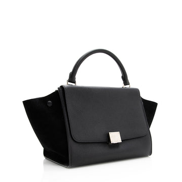 Celine Calfskin Small Trapeze Bag (SHF-19633)
