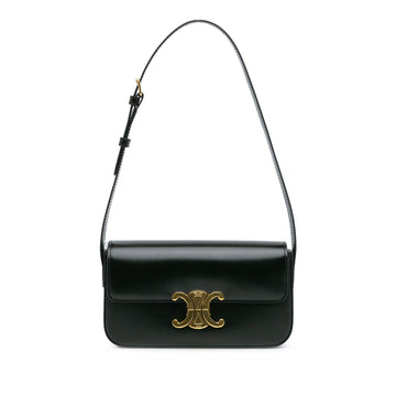 Celine Shiny Calfskin Claude Shoulder Bag (SHG-jCx2xn)