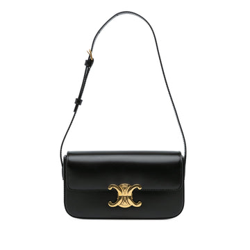 Celine Shiny Calfskin Claude Shoulder Bag