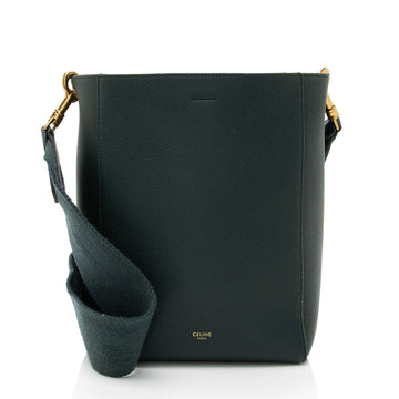 Celine Soft Grained Calfskin Sangle Small Bucket Bag