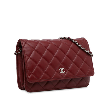 Chanel Classic Lambskin Wallet on Chain (SHG-CSrxCN)