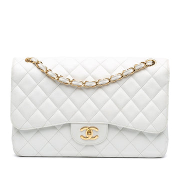 Chanel Jumbo Classic Caviar Double Flap (SHG-kMlTWy)