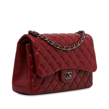 Chanel Jumbo Classic Lambskin Double Flap (SHG-vya5tL)
