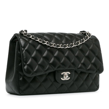 Chanel Jumbo Classic Lambskin Double Flap (SHG-WX0kkI)