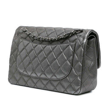 Chanel Jumbo Classic Perforated Lambskin Double Flap