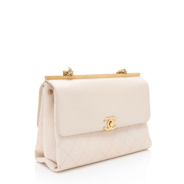 Chanel Lambskin Coco Lux Medium Flap Bag (SHF-mhN1qb)