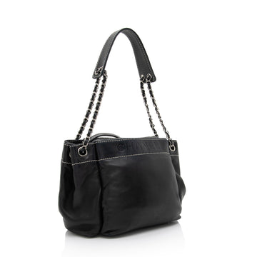 Chanel Lambskin LAX Accordion Shoulder Bag (SHF-WhynN4)