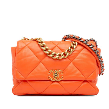 Chanel Large 19 Lambskin Flap (SHG-BDyZ0w)