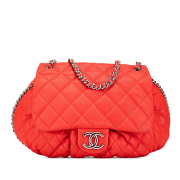 Chanel Large Quilted Lambskin Chain Around Flap (SHG-oxVBMx)