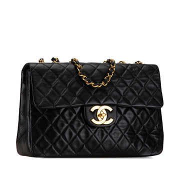 Chanel Maxi Classic Lambskin Single Flap (SHG-kQKahZ)