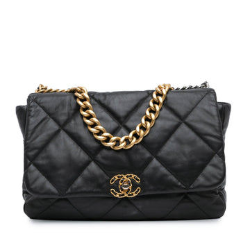 Chanel Maxi Lambskin 19 Flap (SHG-zMPWQD)