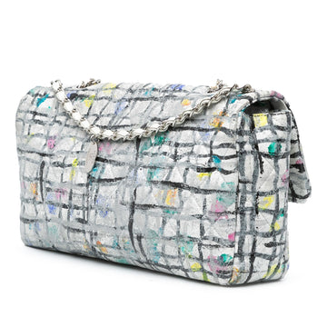 Chanel Medium Calfskin Hand Painted Graffiti Flap (SHG-QulJLt)