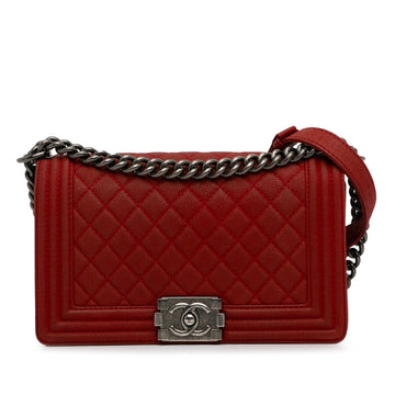 Chanel Medium Caviar Boy Flap Bag (SHG-WjPoQG)