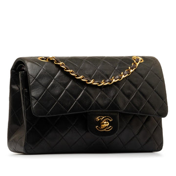 Chanel Medium Classic Lambskin Double Flap (SHG-IHTqBT)