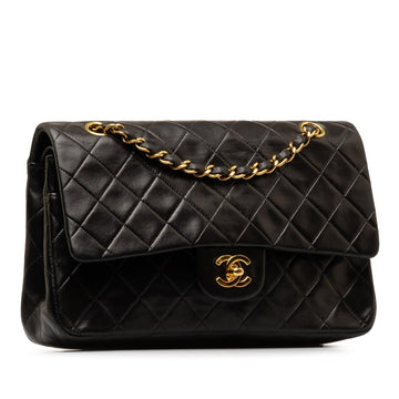 Chanel Medium Classic Lambskin Double Flap (SHG-e2k5Nf)