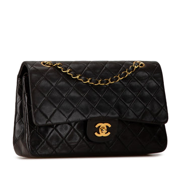 Chanel Medium Classic Lambskin Double Flap (SHG-2BQWuZ)