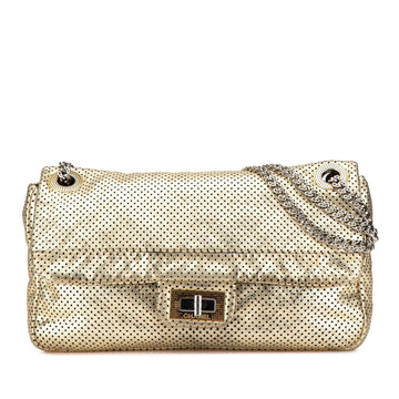 Chanel Medium Perforated Calfskin Reissue Drill Flap (SHG-QZsUJz)
