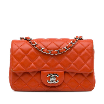 Chanel Mini Rectangular Classic Lambskin Single Flap (SHG-u2n6vr)