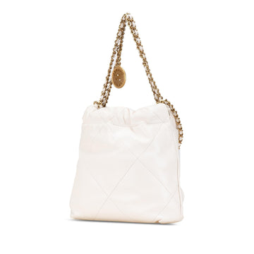 Chanel Mini Shiny Calfskin 22 Hobo (SHG-sj5j49)