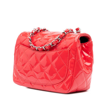 Chanel Mini Square Classic Patent Single Flap