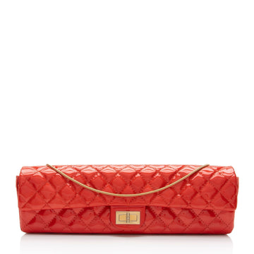 Chanel Patent Leather 2.55 Reissue E/W Clutch (SHF-Og65LE)