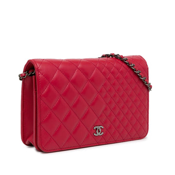 Chanel Quilted Lambskin Wallet On Chain (SHG-3yBC7U)