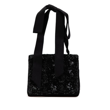 Chanel Satin Sequin Camellia Crossbody (SHG-lNLNMR)